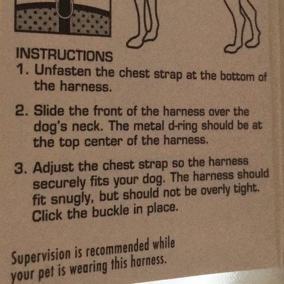 Dog Harness Size XS NEW WITH TAG - Picture 7 of 8
